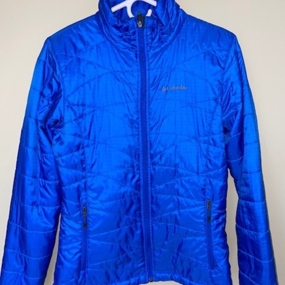Bright Blue Omni-Heat Puffer Jacket by Columbia